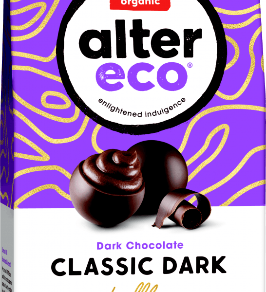 Alter Eco – Classic Dark Organic Chocolate Truffles, 10 Ct
